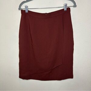 Vintage D'ore by Della Roufogali Brown Pencil Skirt Size 10
